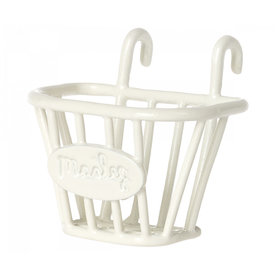 Maileg Maileg Mouse Tricycle Basket - White