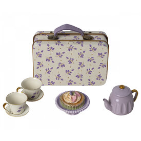 Maileg Maileg Mouse - Afternoon Treat - Purple Madelaine