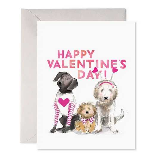 E. Frances Valentine's Doggies Card