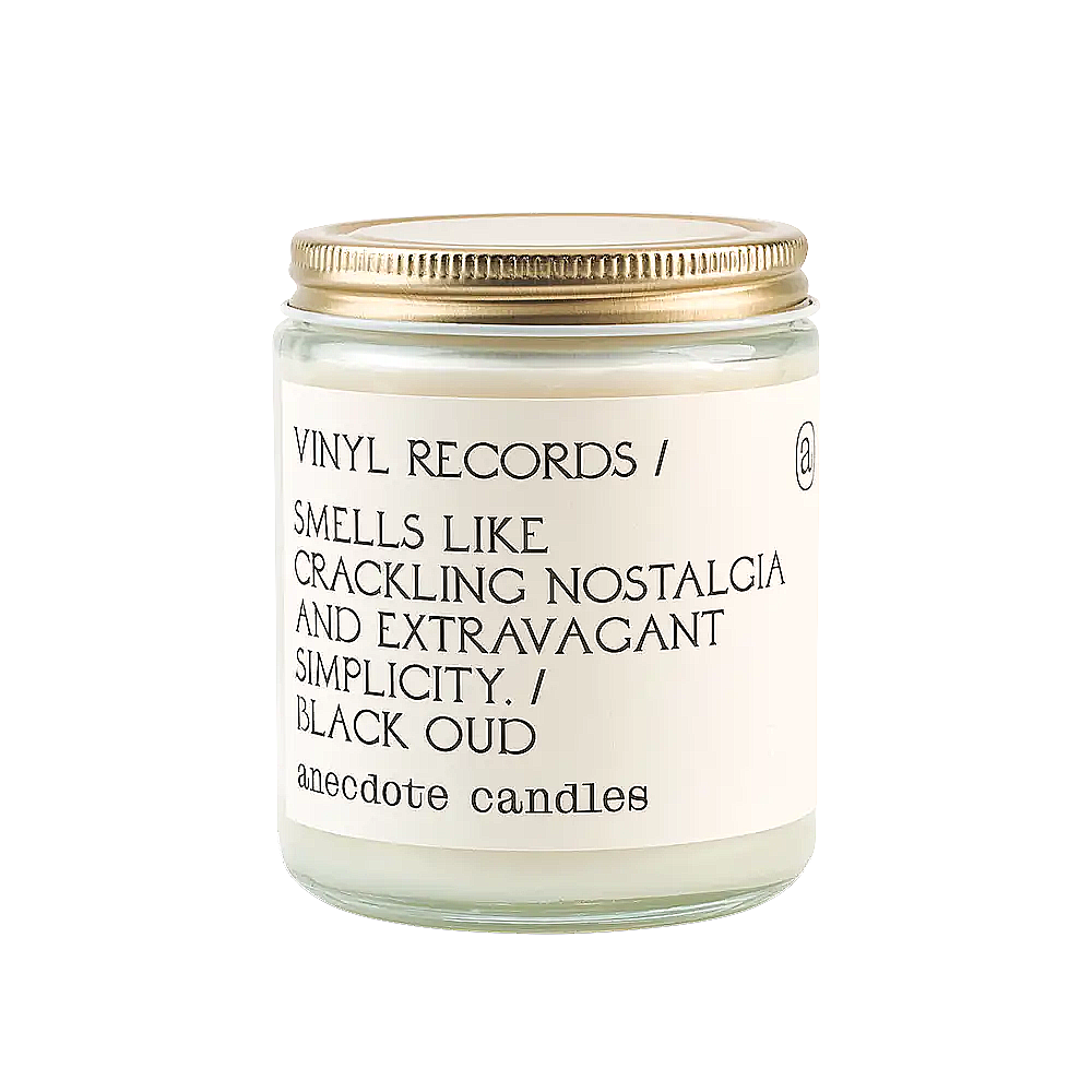 Anecdote Candles - 7.8oz Jar - Vinyl Records