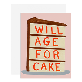 Dear Hancock Dear Hancock Card - Will Age for Cake Birthday