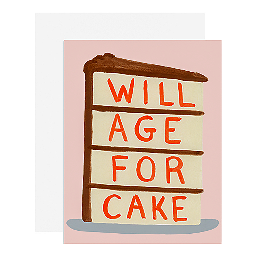 Dear Hancock Dear Hancock Card - Will Age for Cake