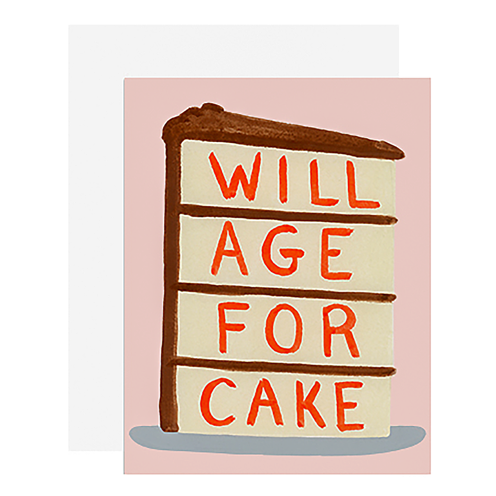 Dear Hancock Dear Hancock  - Will Age for Cake Birthday Card
