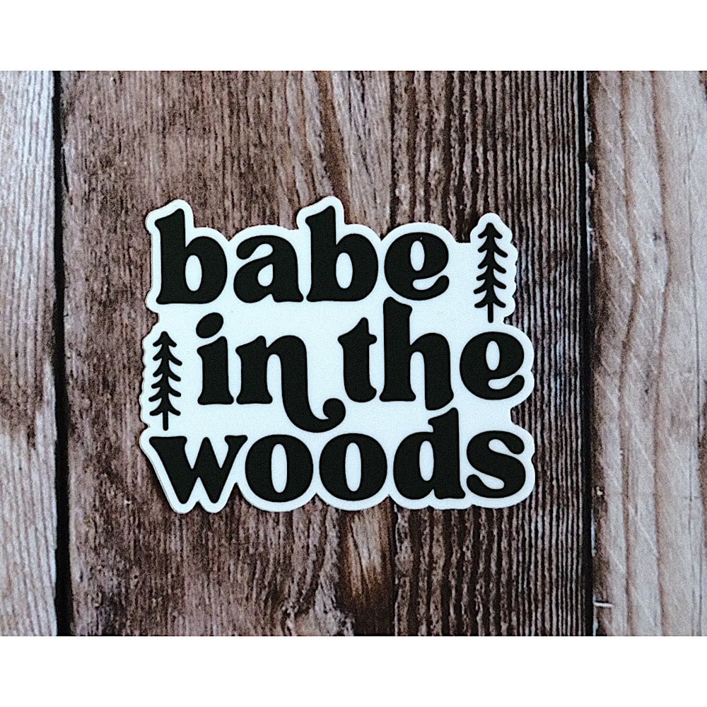 Hills & Trails Sticker - Babe in the Woods
