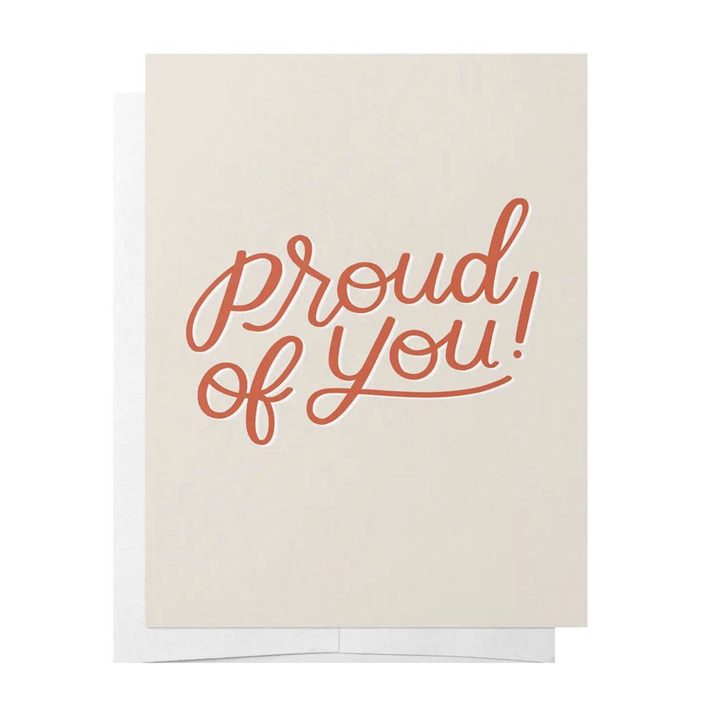 Just Follow Your Art - Proud Of You Card