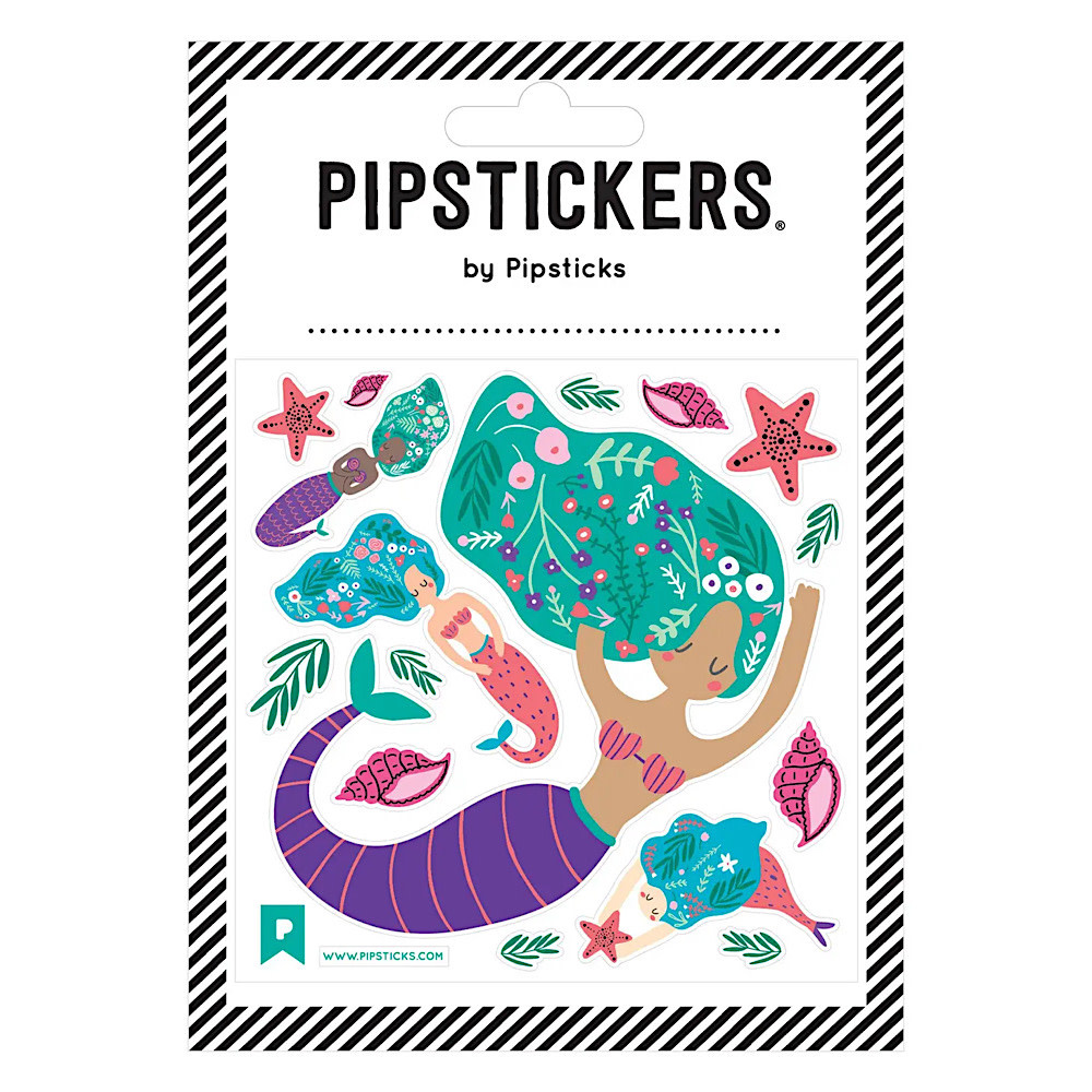 Pipsticks Pipsticks Sticker Sheet - Darling Mermaids