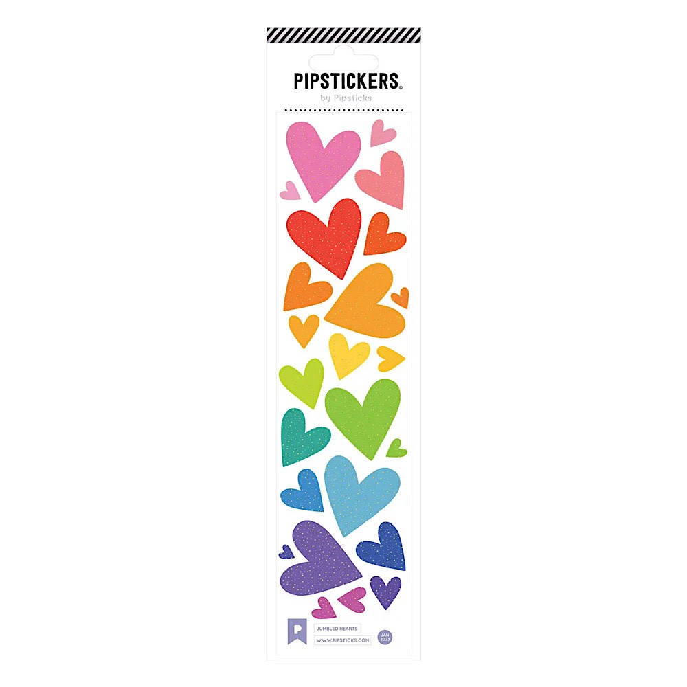 Pipsticks Pipsticks - Jumbled Hearts Sticker