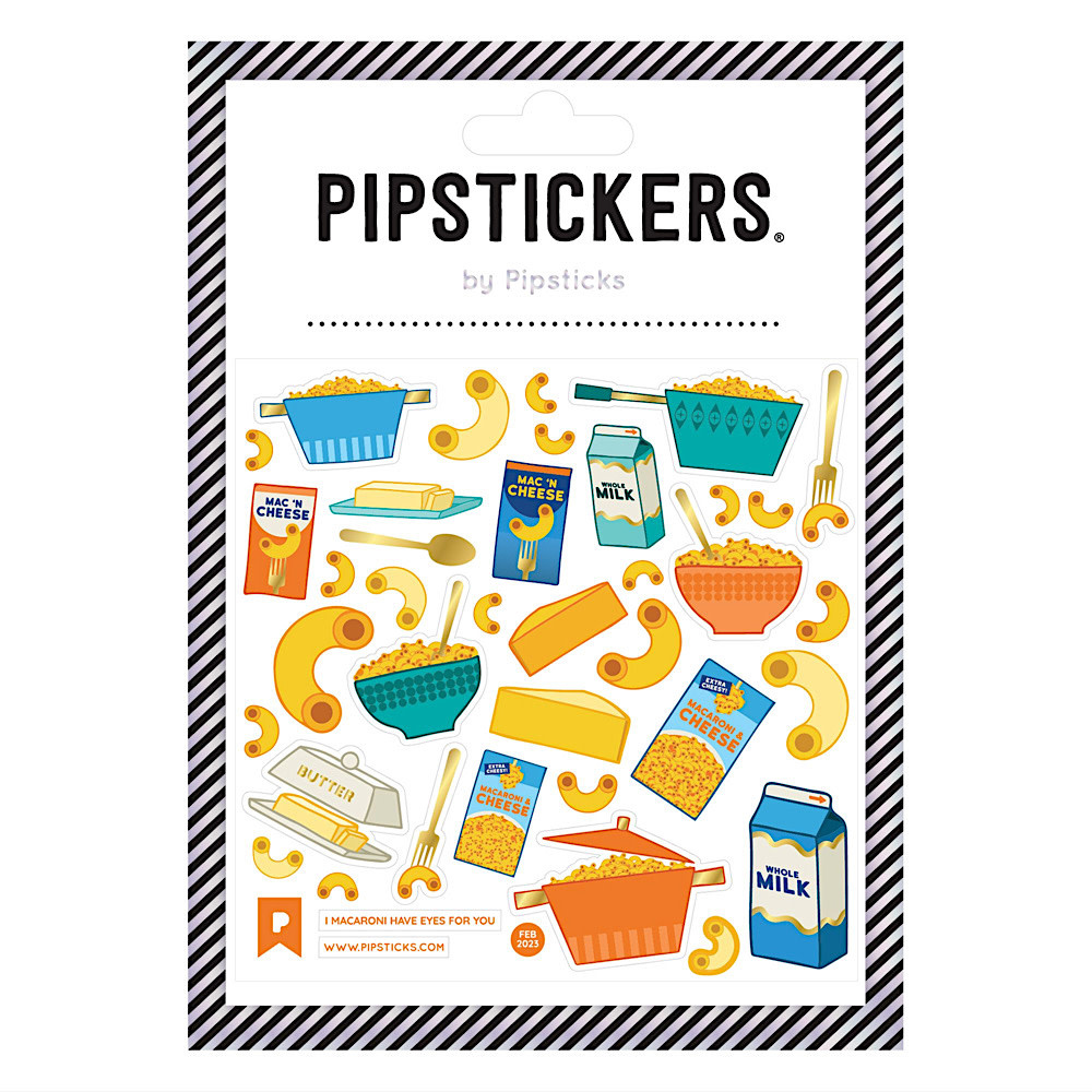 Pipsticks - Macaroni Have Eyes For You Sticker
