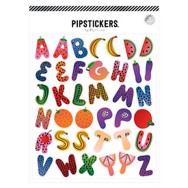 Pipsticks Pipsticks - Fresh Picked Big Alphabet Sticker