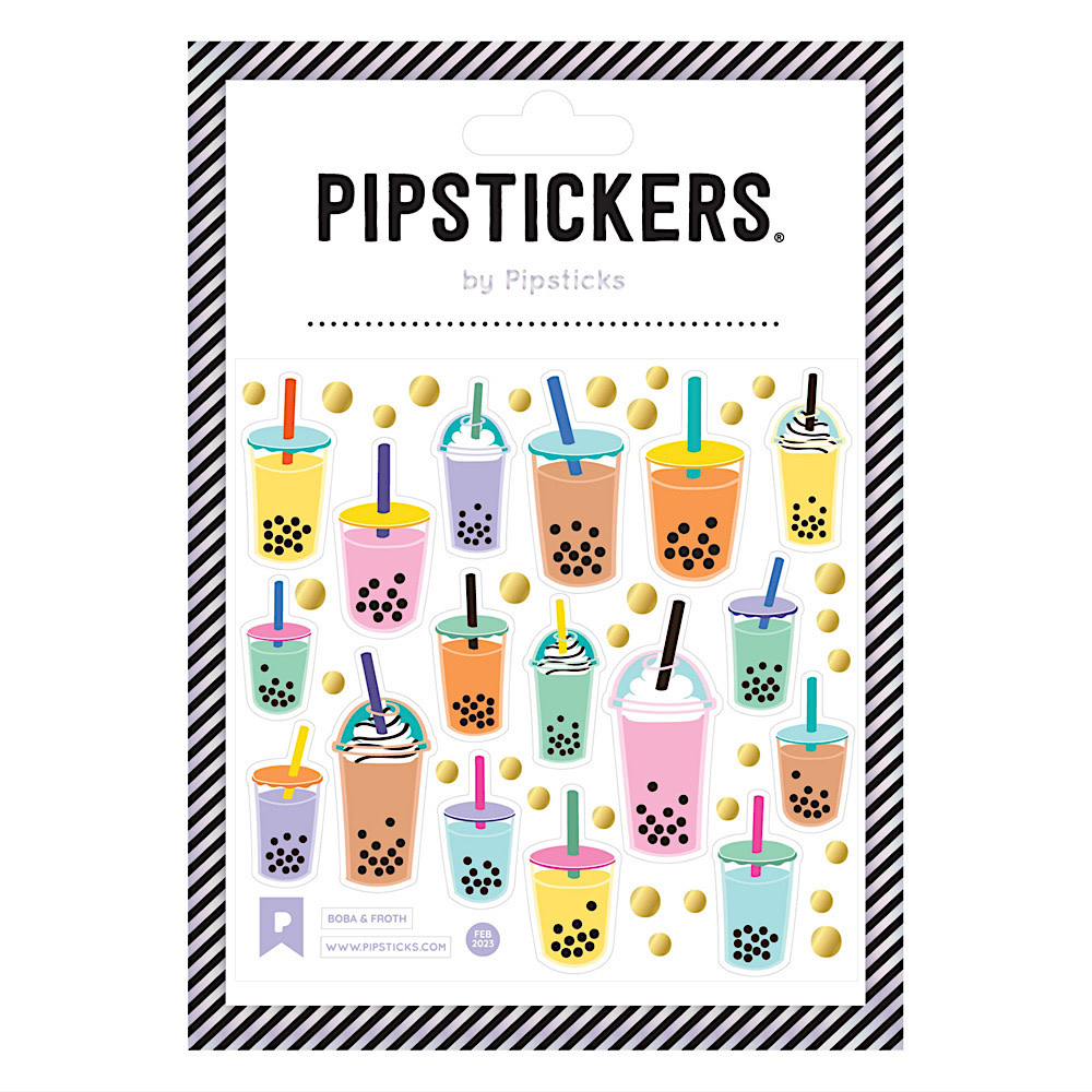 Pipsticks Pipsticks - Boba & Froth Sticker