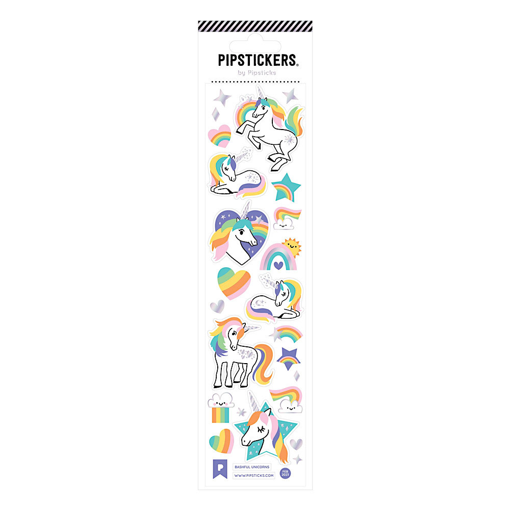 Pipsticks Pipsticks - Bashful Unicorns Sticker