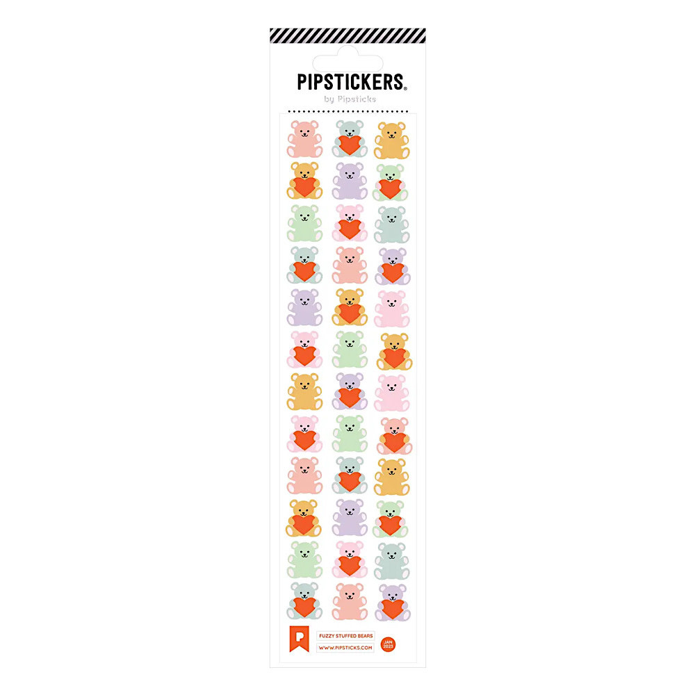 Pipsticks Pipsticks - Fuzzy Stuffed Bears Sticker