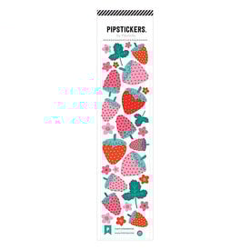 Pipsticks Pipsticks Fuzzy Sticker Sheet - Strawberries
