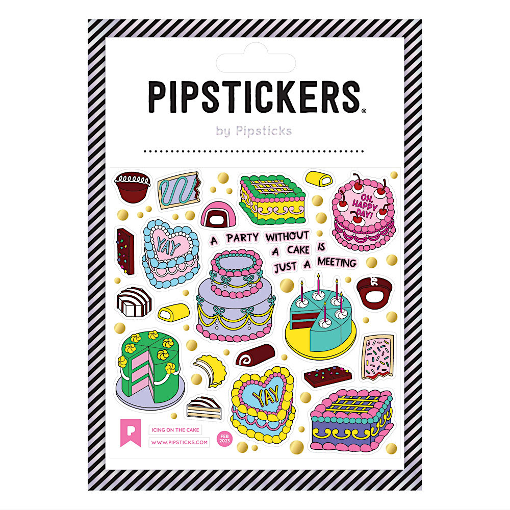 Pipsticks Pipsticks - Icing On The Cake Sticker