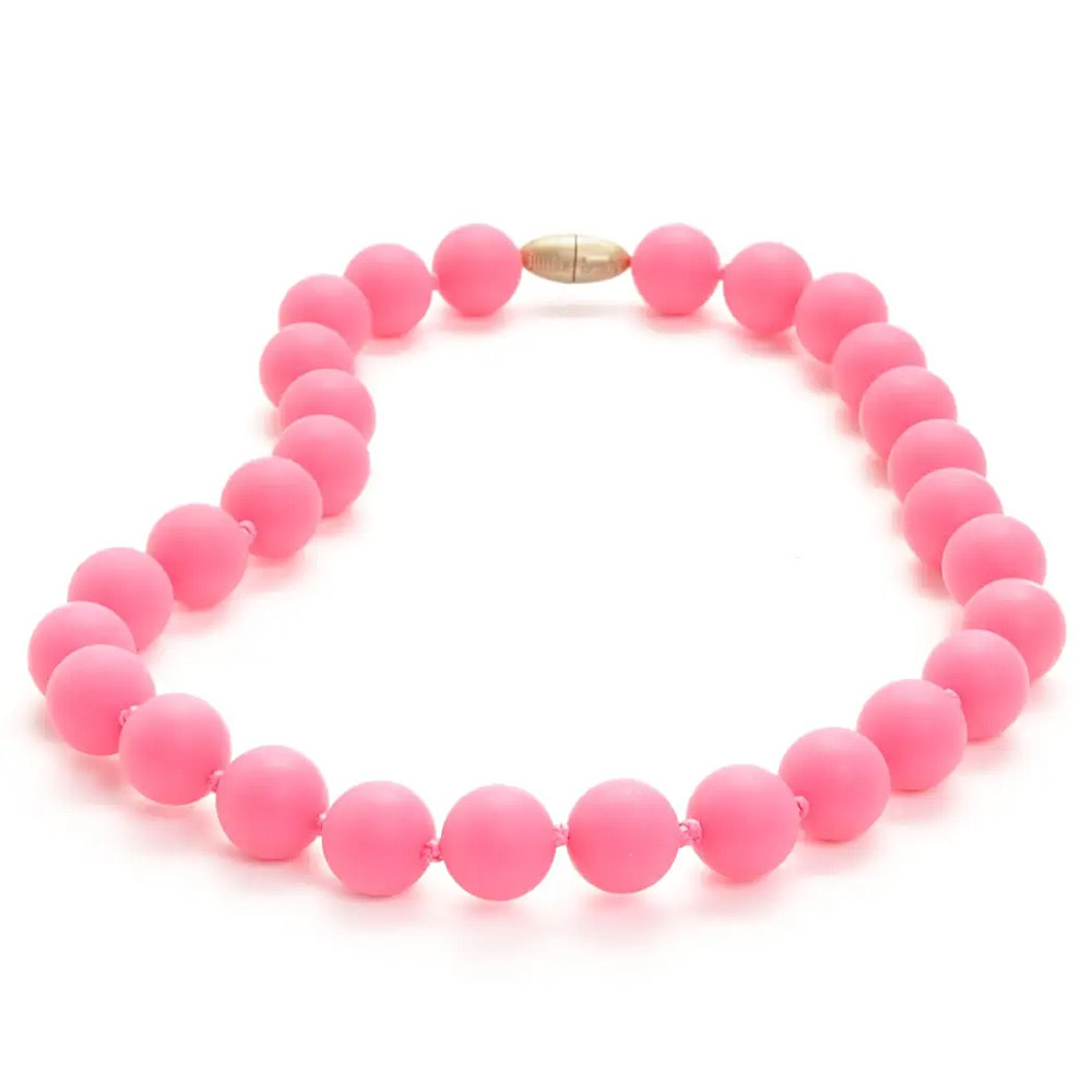 Chewbeads Jane Jr Necklace - Punchy Pink