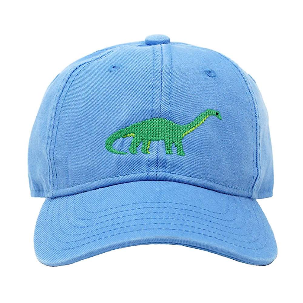 Harding Lane - Kids Baseball Hat - Brontosaurus - Light Blue