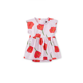 Tea Collection Tea Collection Baby Bodysuit Dress - Flores Nopales