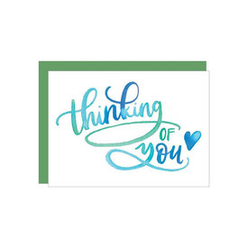 Katie Elizabeth Lettering + Design Katie Elizabeth Card - Thinking of You