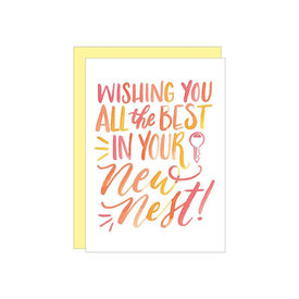 Katie Elizabeth Lettering + Design Katie Elizabeth Card - New Nest