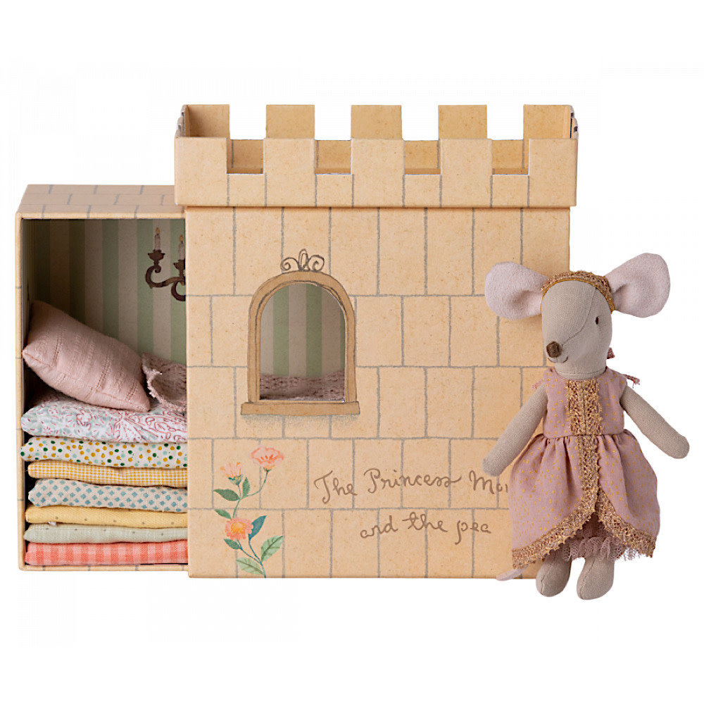 Maileg Maileg Big Sister Mouse - Princess and the Pea - Purple
