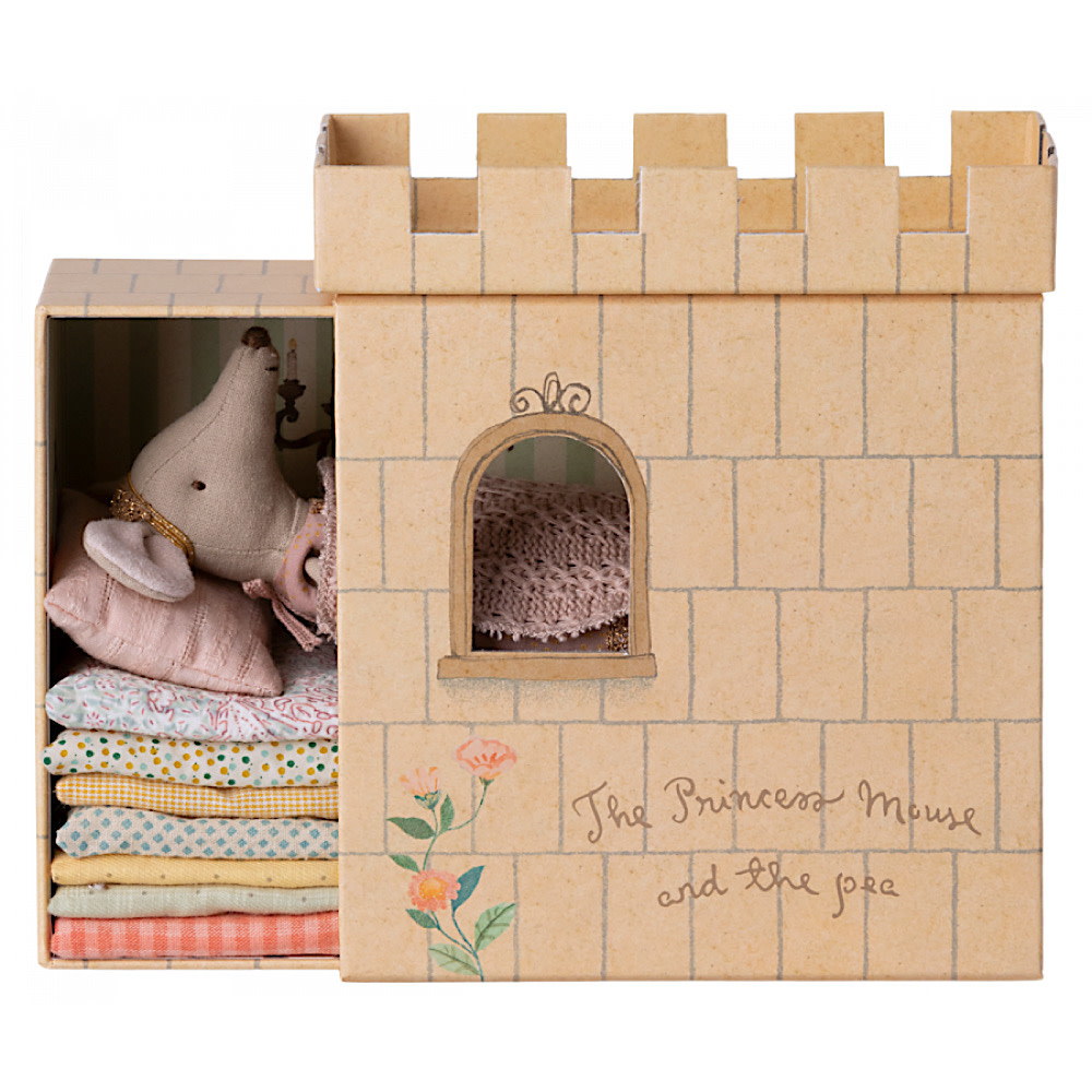 Maileg Big Sister Mouse - Princess and the Pea - Purple