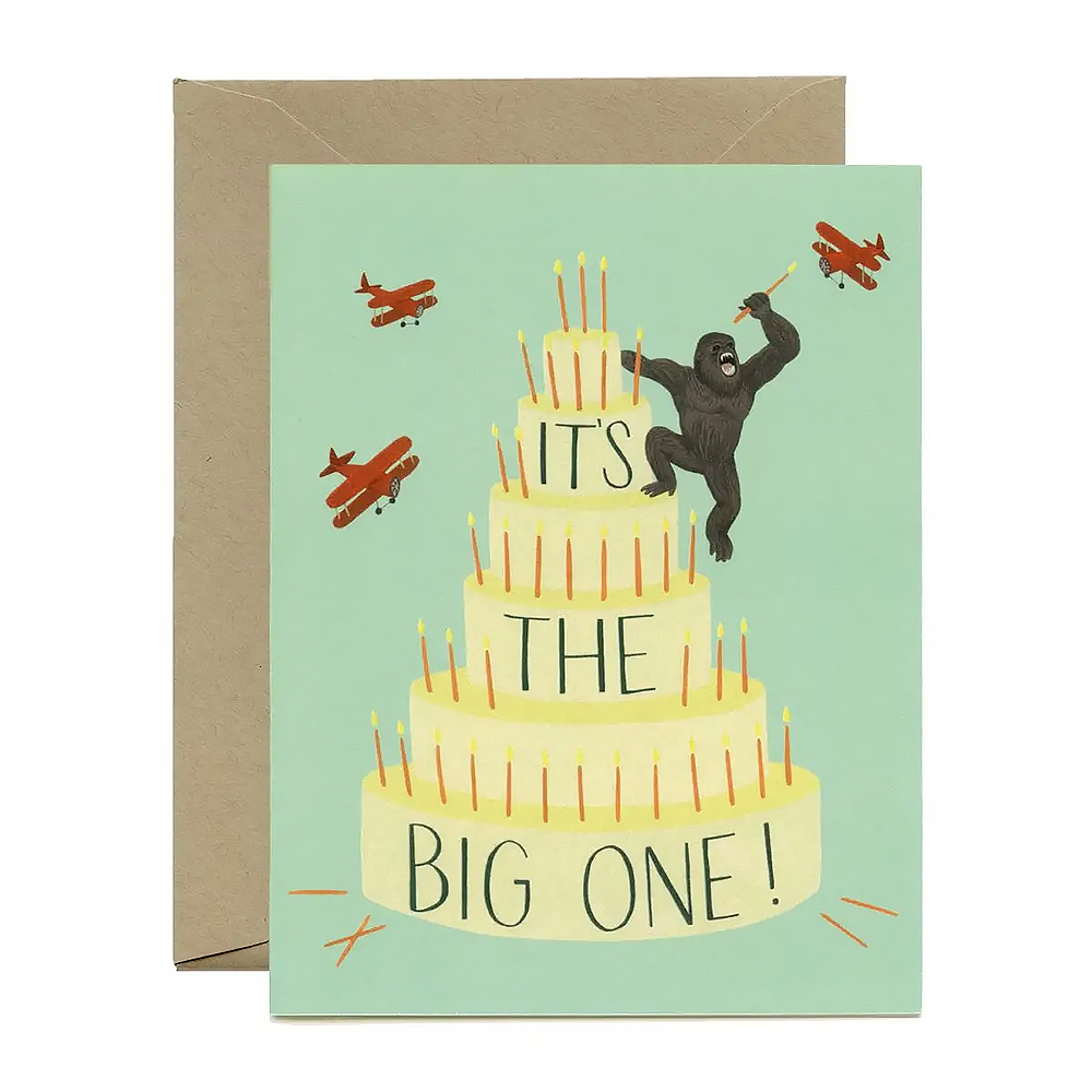 Yeppie Paper Yeppie Paper - King Kong Cake Birthday Card