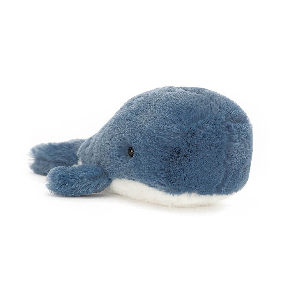 Jellycat Jellycat Wavelly Whale Blue - 6 Inches