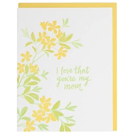 Smudge Ink Smudge Ink - Yellow Blossoms Mothers Day Card
