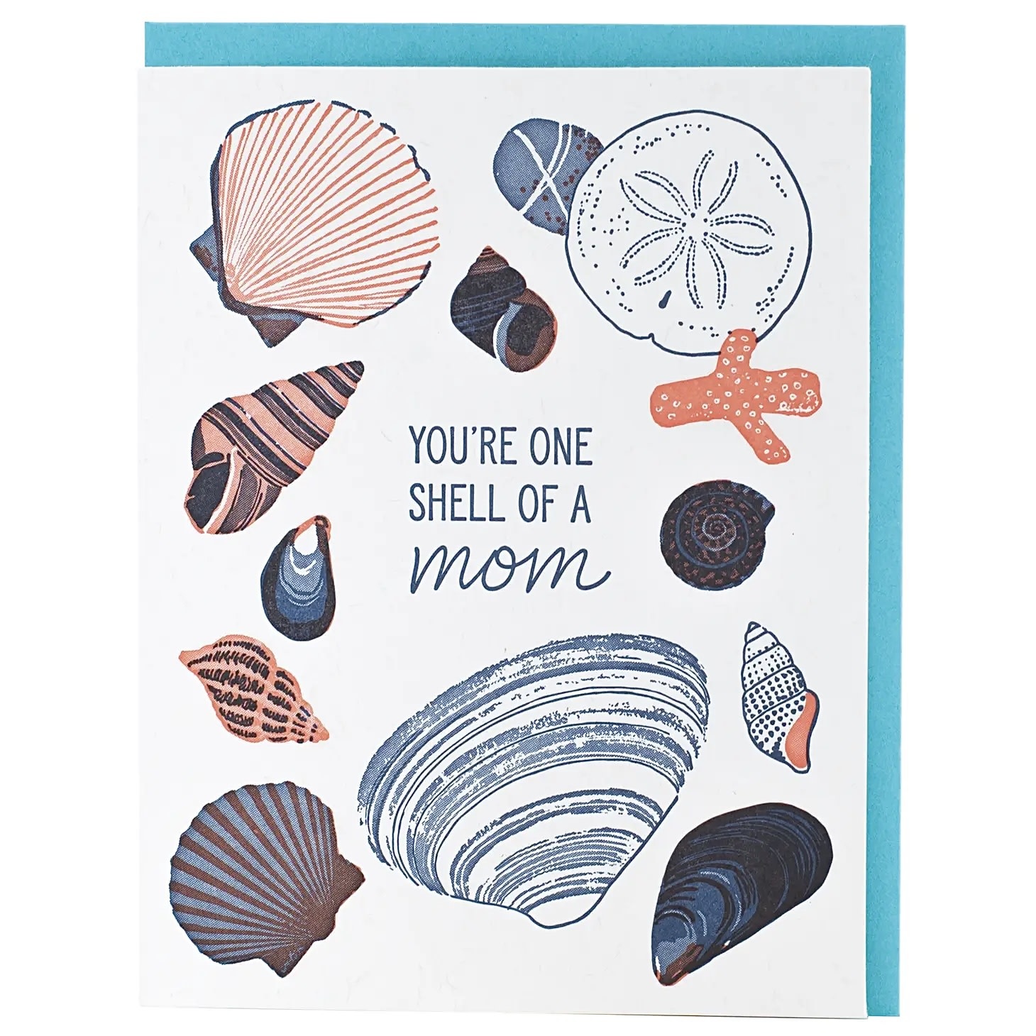 Smudge Ink - Shells Mothers Day Card