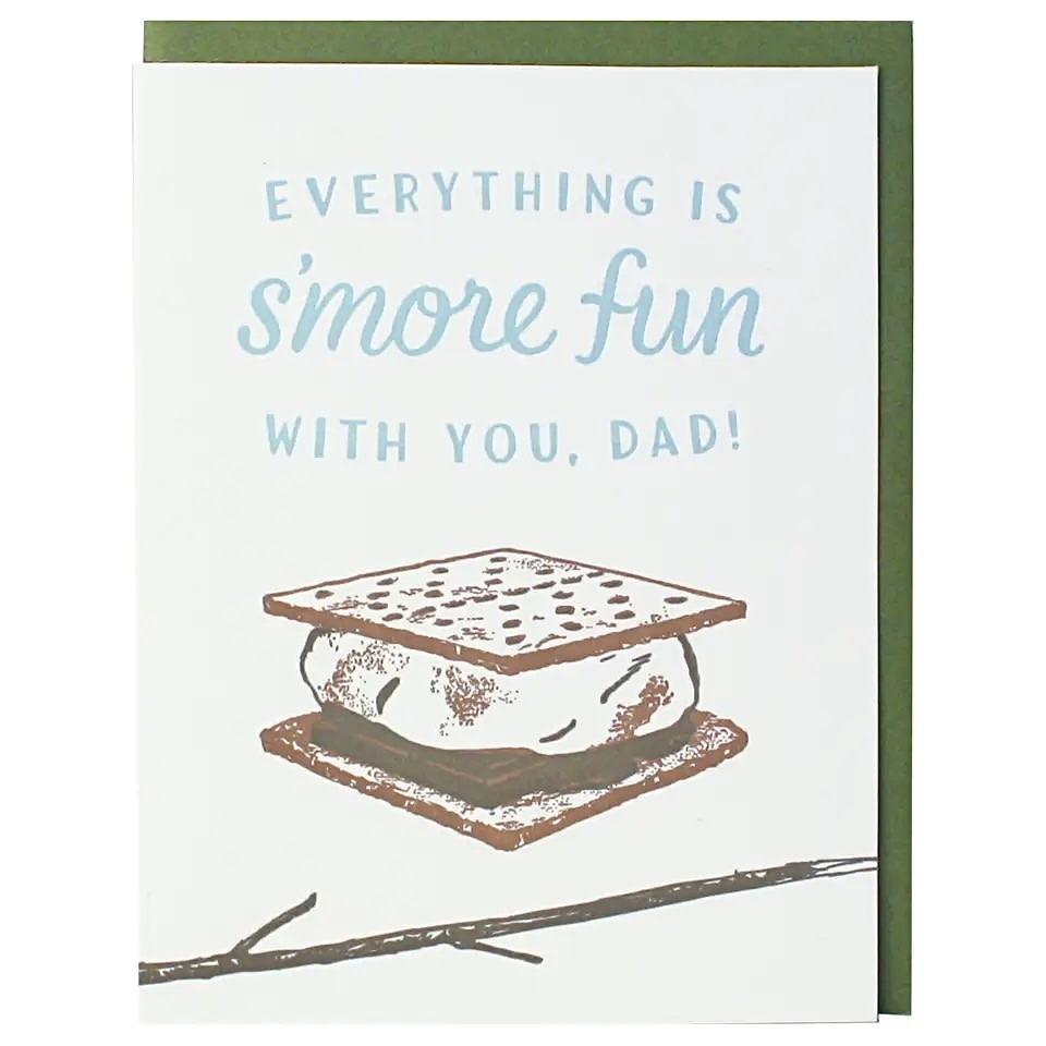 Smudge Ink Smudge Ink - S'more Father's Day Card