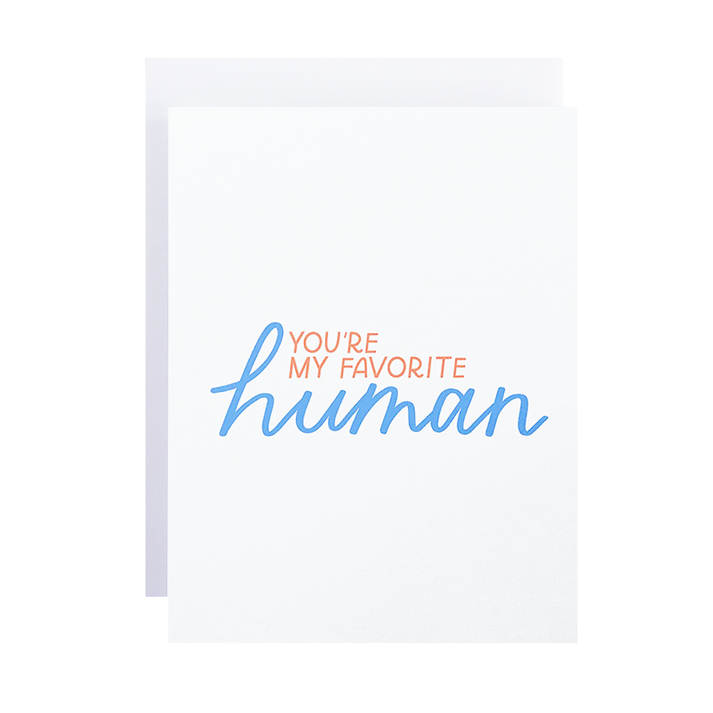 Just Follow Your Art - Favorite Human Card