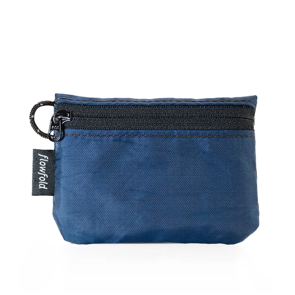 Flowfold Recycled Sailcloth Essentialist Mini Pouch - Navy