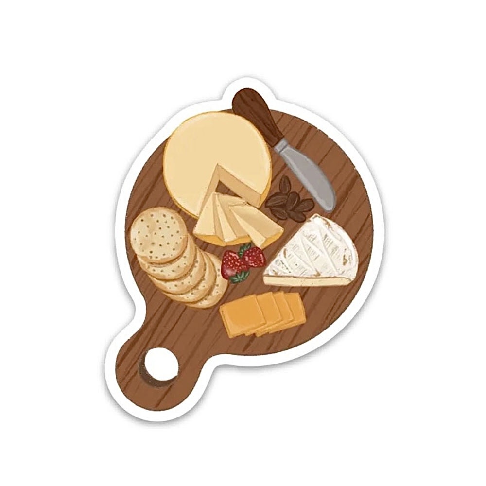 Elyse Breanne Design Elyse Breanne Design Sticker - Cheese Board
