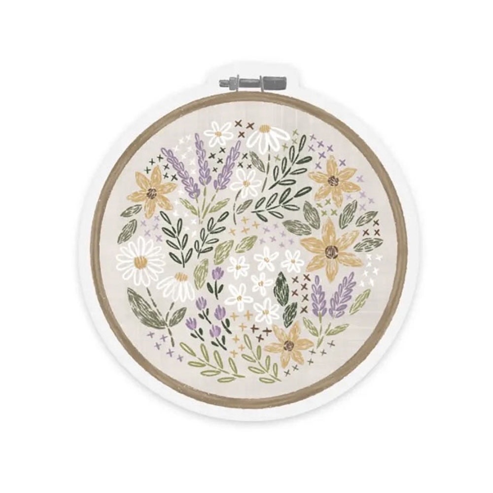 Elyse Breanne Design Elyse Breanne Design - Embroidery Hoop Clear Sticker