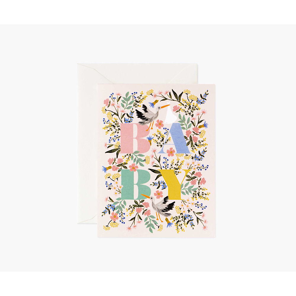 Rifle Paper Co. - Mayfair Baby Card