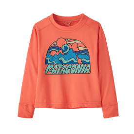 Patagonia Patagonia Baby Capilene T-Shirt - Fitz Roy Rays: Coho Coral