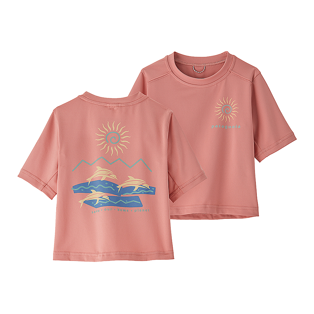 Patagonia Patagonia Baby Capilene T-Shirt - Planet Pod: Sunfade Pink