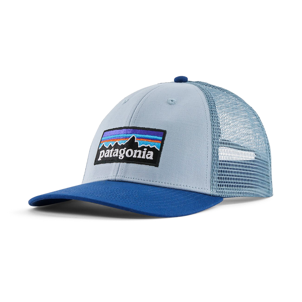 Patagonia Trucker Hat LoPro - Line Logo Ridge - Steam Blue
