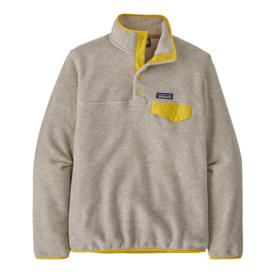 Patagonia Patagonia Womens Lightweight Synch Snap-T Pullover - Oatmeal Heather w/Shine Yellow