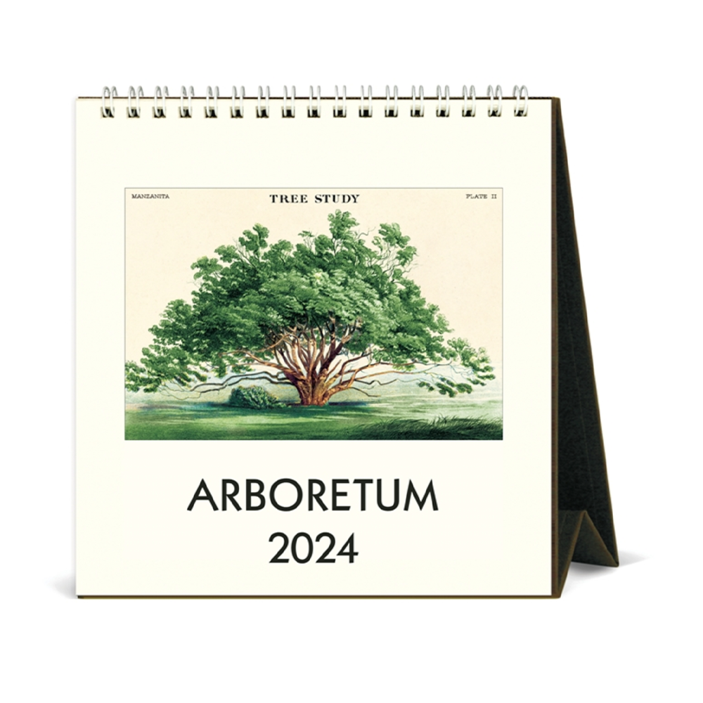 Cavallini Desk Calendar - Arboretum 2024
