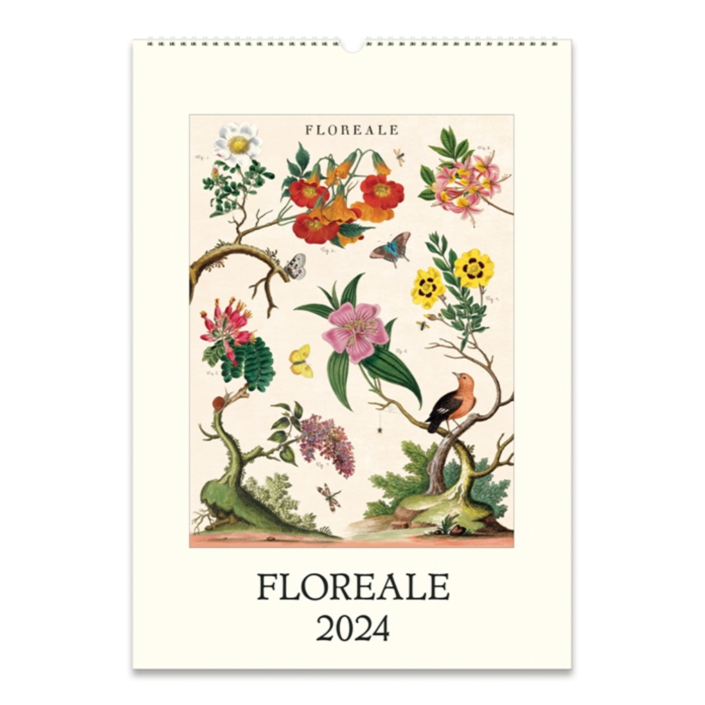 Cavallini Wall Calendar - Floreale 2024