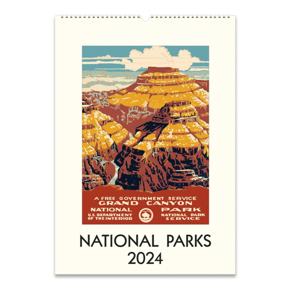 Cavallini Wall Calendar - National Parks 2024