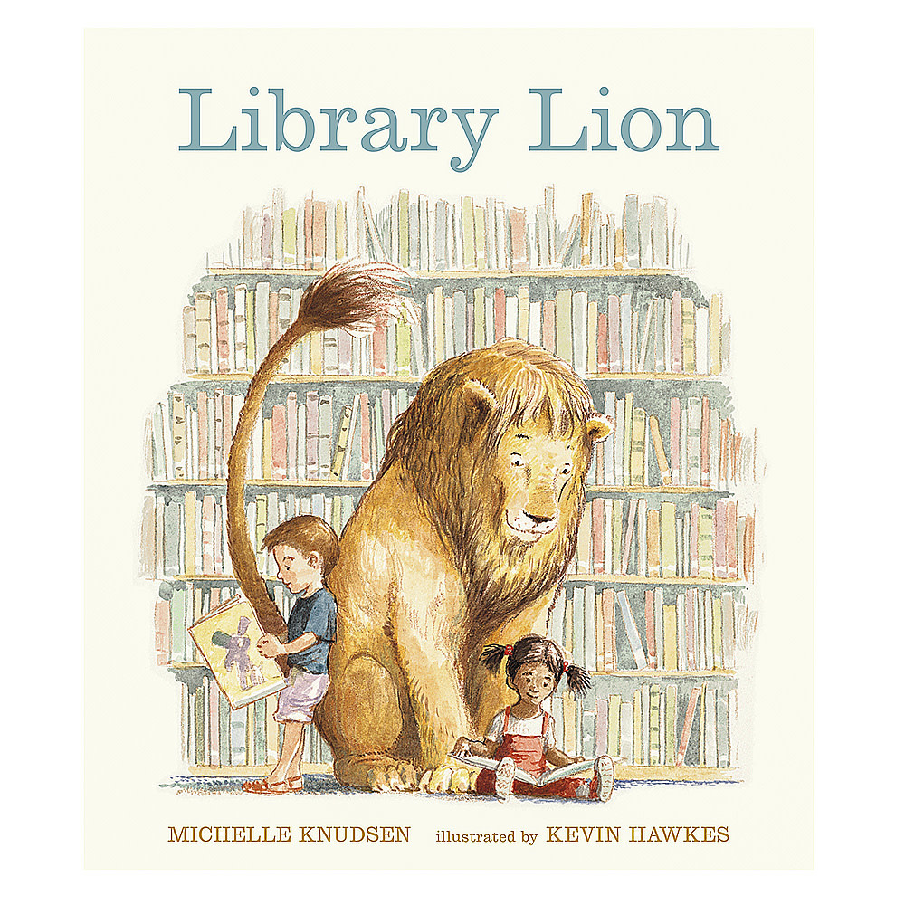 Library Lion Hardcover Book