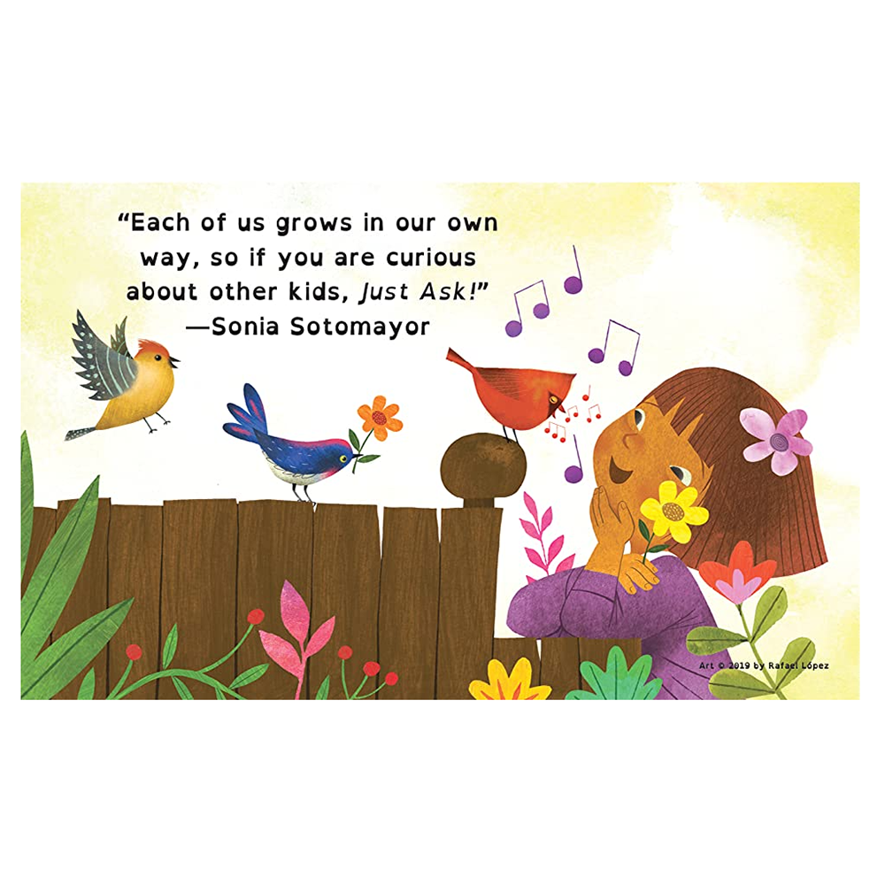 Just Ask! Be Different Be Brave Be You Hardcover Book
