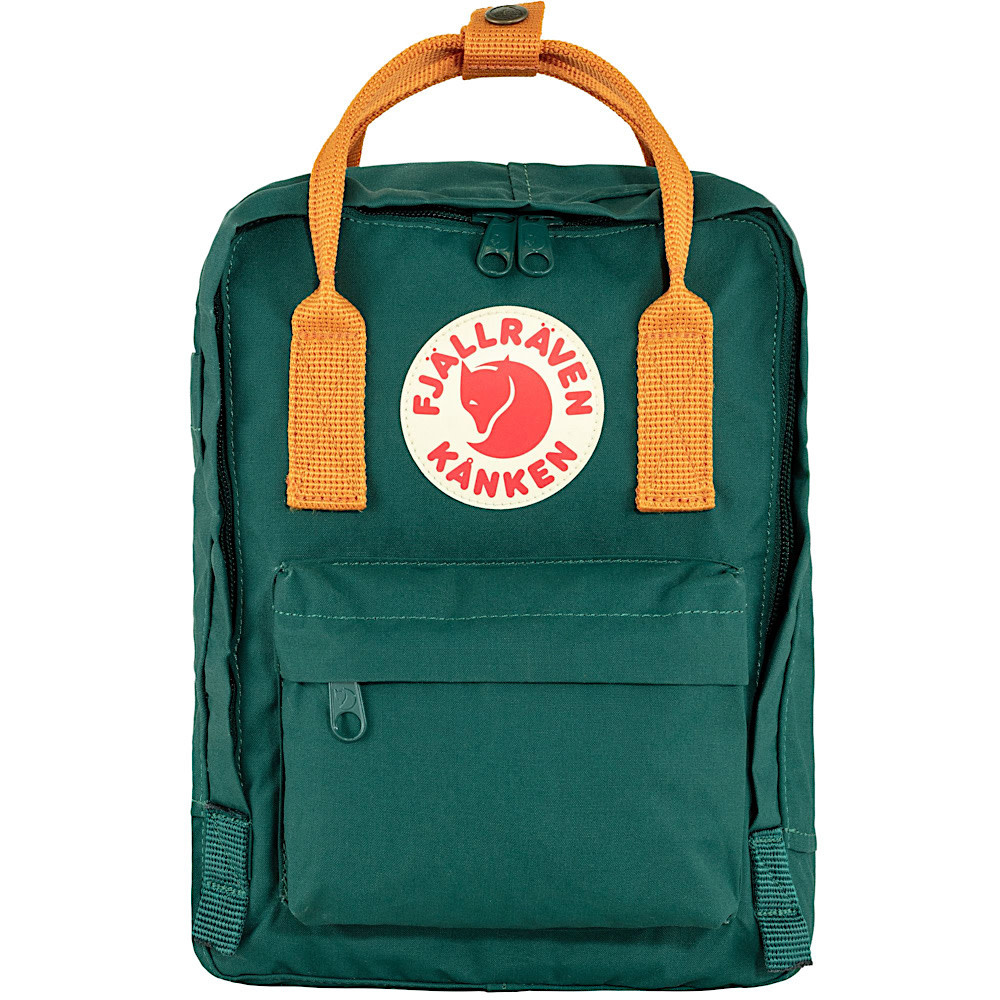 Fjallraven Arctic Fox LLC Fjallraven Kanken Mini Backpack - Arctic Green/Spicy Orange