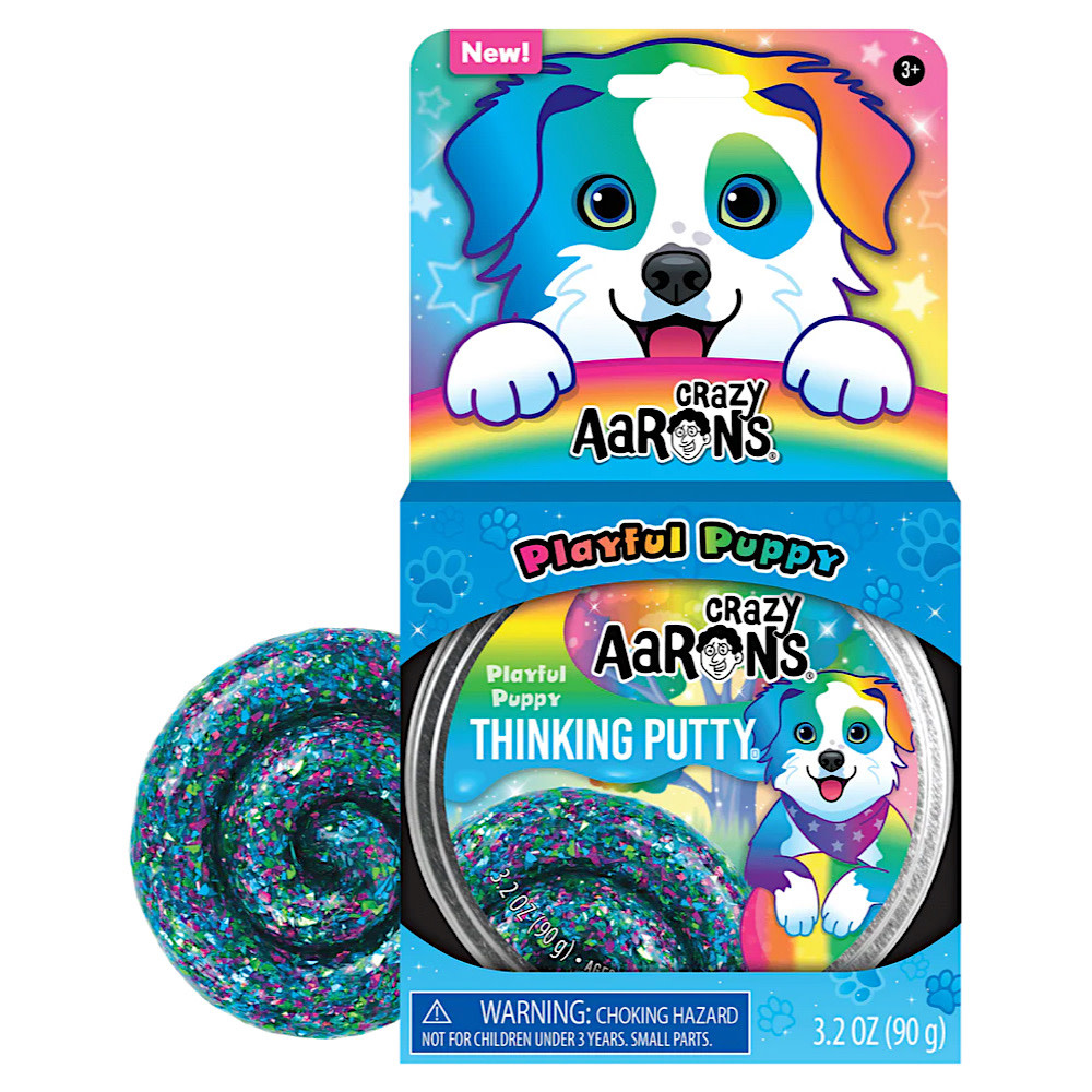 Crazy Aaron's Thinking Putty 4" Playful Puppy