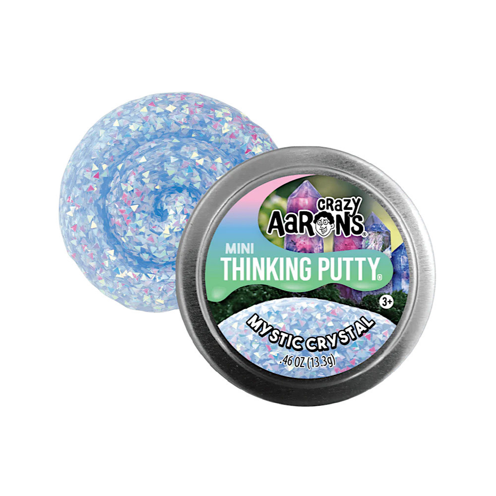 Crazy Aaron's Crazy Aaron's Thinking Putty Mini - 2 inches - Mystic Crystal