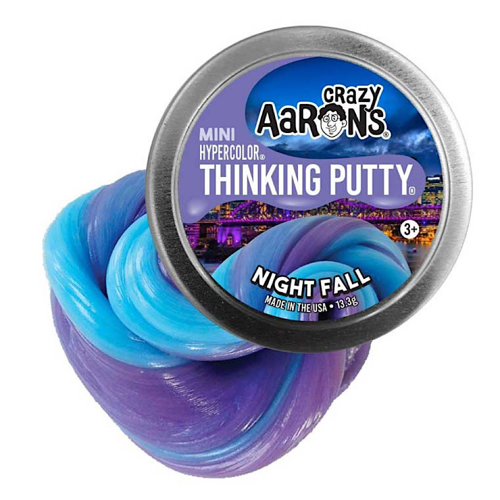 Crazy Aaron's Crazy Aaron's Thinking Putty Mini - 2" - Night Fall