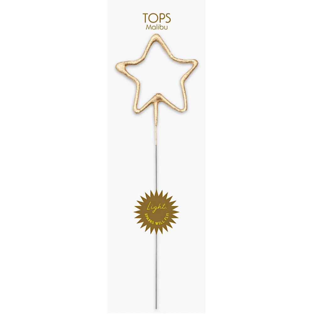 Tops Malibu Sparkler - Big Golden Star