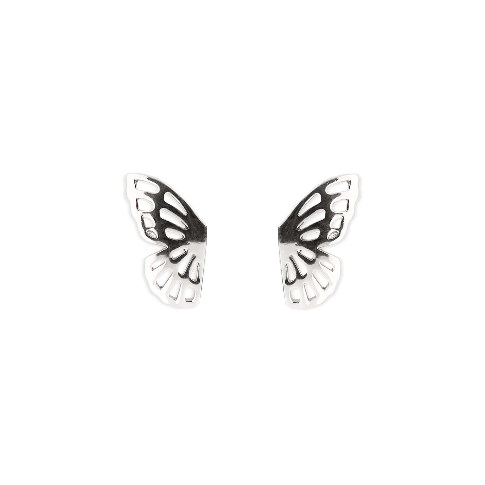 Pura Vida - Fly Away Stud Earrings - Silver